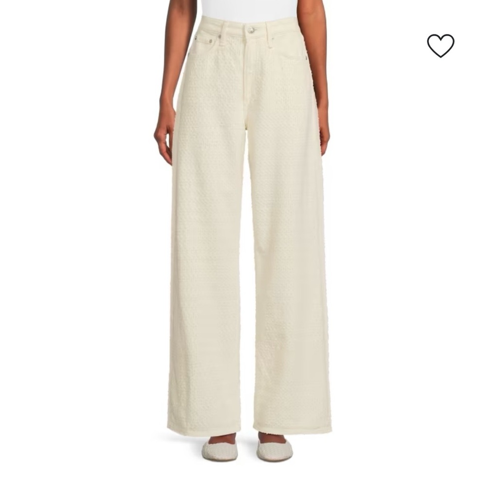 Rag & Bone Textured Cream Pants